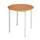Tafel Rond 80 Cm Frame Aluminium Blad Kersenhout