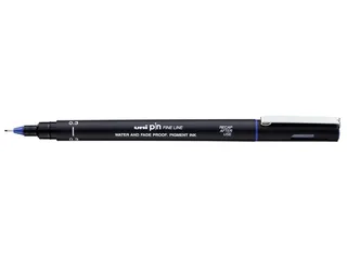 Fineliner Uni-ball Pin 0.3mm blauw - 2