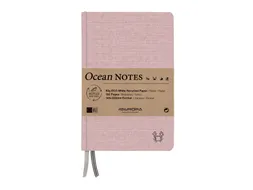 Notitieboek Aurora Ocean A5 192blz lijn 80gr linnenstructuur kaft rood