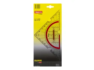 Geodriehoek Aristo GEOCollege 220mm met greep transparant - 8