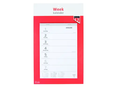 Weekkalender 2027 Quantore
