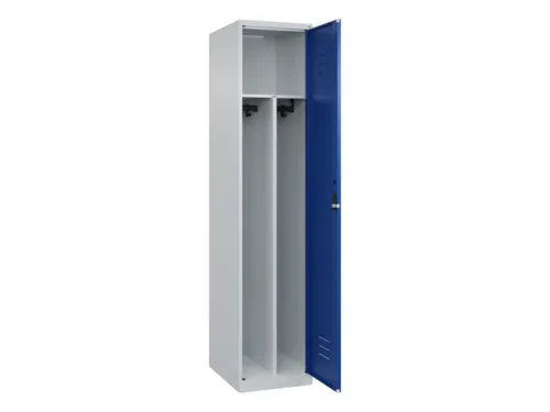 locker voor scheiding van kleding,HxBxD 1850x400x500mm,1vak