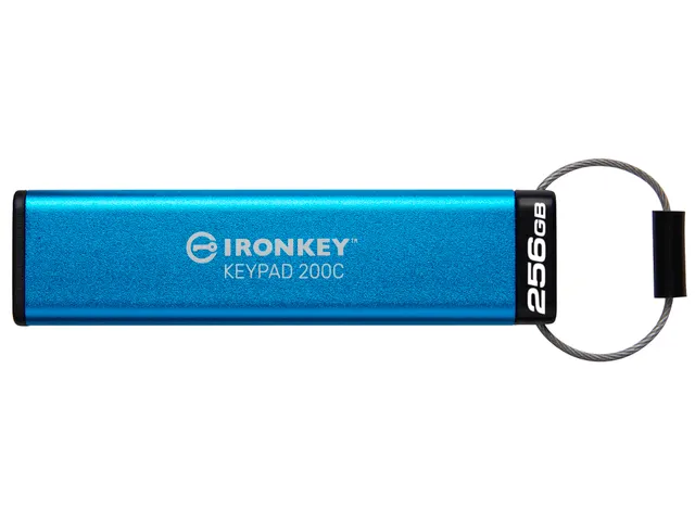 IronKey Keypad 200C USB-C de 256 Go, FIPS 140-3 niveau 3 AES-256