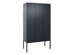 locker voor scheiding van kleding,HxBxD 2120x1200x500mm,3vak