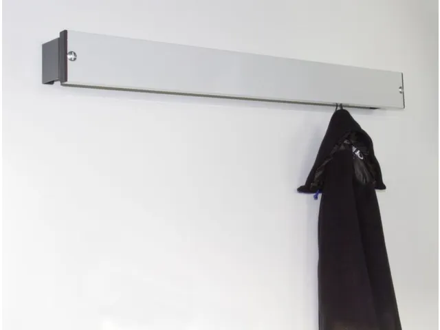 vestiaire mural,HxL 100x2000mm,de crochet porte-manteaux