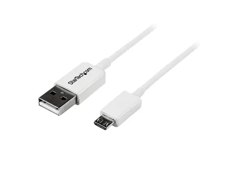 0.5 meter wit micro USB-kabel A naar micro B