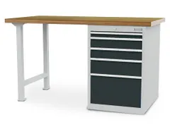 werkbank,HxBxD 859x1500x750mm,multiplexblad,draagverm. 100kg