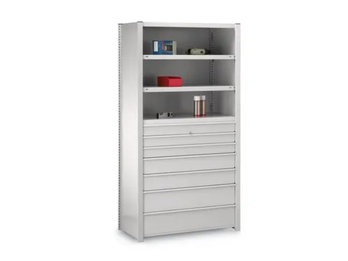 ladeblok,v. inhaakstelling,HxBxD 1025x918x438mm,RAL7035