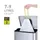 Afvalzak EKO MDPE type B met trekband 40x45cm 7-9 Liter wit