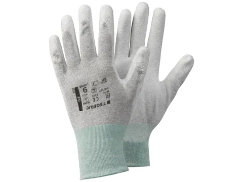 Tegera 811 precisiehandschoenen, grijs/wit, maat 6, per 12 paar