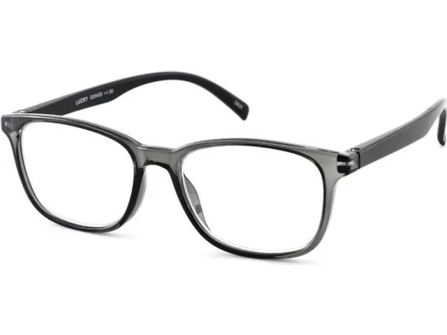 Leesbril I Need You +3.00 dpt Lucky grijs-zwart
