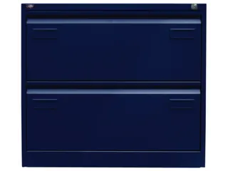 hangmappenkast,HxBxD 711x800x622mm,2hangmappenframes,twee banen - 3