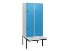 Dubbeldekse dekenkist,HxBxD 1950x800x815mm,2x2vak.,vak B 400mm