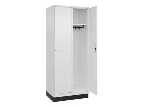 locker,HxBxD 1950x800x500mm,2vak,vak B 400mm,cil.-slot,sokkel