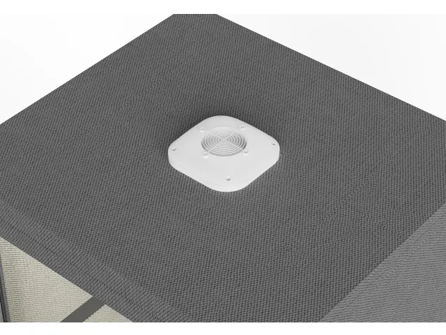 Cabine acoustique 003 Gris avec ventilation