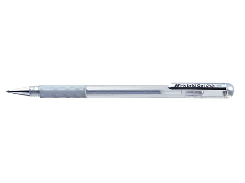 Gelschrijver Pentel K118 zilver 0.4mm