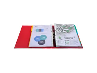 Ordner PP Prem'Touch A4maxi 50mm rood - 1