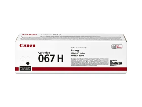 Canon 067H Toner Zwart voor i-SENSYS LBP630