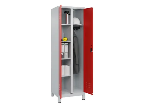 wasgoedverdeelkast,HxBxD 1950x600x500mm,vak B 300mm,draaigrendel