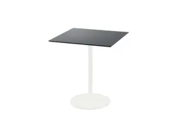 bistrotafel,HxBxD 730x700x700mm,rechthoekig,schotelvoet wit