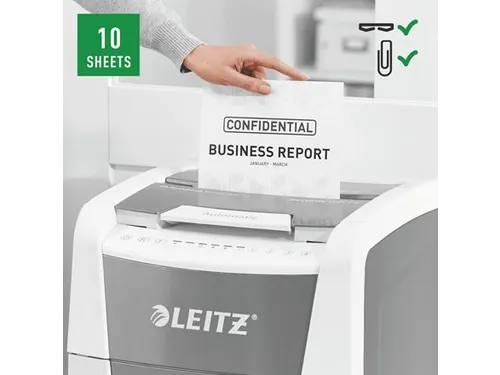 Papiervernietiger Leitz IQ Auto+ Office 300 P-4 snippers 4x28mm