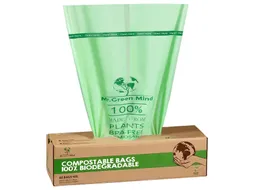 Afvalzak bio Mr. Green Mind 60x80cm 60 liter dispenser 60 stuks