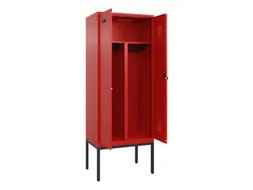 PBM-locker,HxBxD 2120x800x500mm,2vak,vak B 400mm,draaigrendel