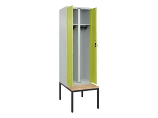 locker voor scheiding van kleding,HxBxD 2120x600x815mm,2vak - 2