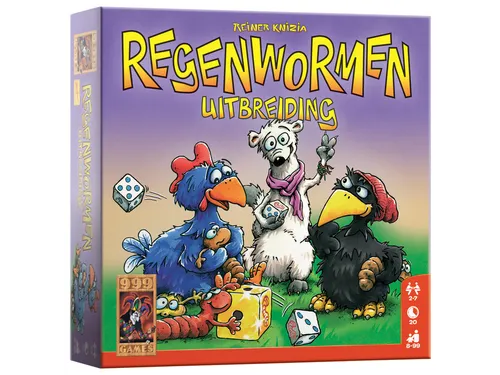 999Games Regenwormen Uitbreiding dobbelspel 8+