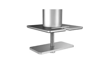 Monitorarm Durable met bladdoorvoer voor 1 scherm en 1 tablet - 4