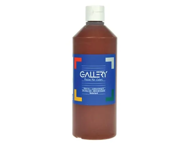 Plakkaatverf Gallery 500ml Donker Bruin