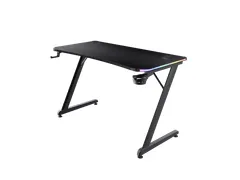 GXT 709 LUMINUS RGB-led Gaming Desk Zwart 120x60x74cm