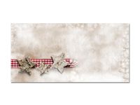 Kerst envelop Sigel Winter Chalet druk binnenin 90gr DL (110x220mm) 25