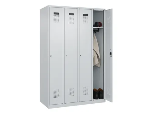 locker,HxBxD 1850x1200x500mm,4vak,vak B 300mm,cil.-slot