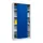 schuifdeurkast,HxBxD 1950x1000x400mm,RAL7035,front RAL5010