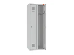 lockerkast,HxBxD 1800x800x500mm,2vak,draaigrendel,sokkel,romp RAL7035