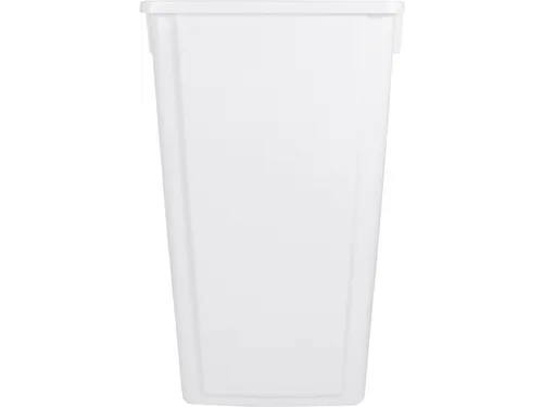 afvalverzamelaar,80l,HxBxD 762x320x460mm,romp PP wit,gesloten