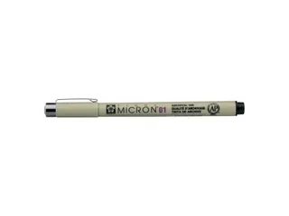 Fineliner Sakura pigma micron 01 zwart 0.25mm - 6