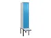 locker voor scheiding van kleding,HxBxD 2120x400x815mm,1vak