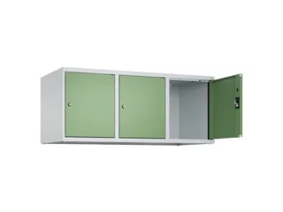 opzetkast,v. locker,3vak.,vak B 400mm,HxBxD 500x1200x500mm - 1