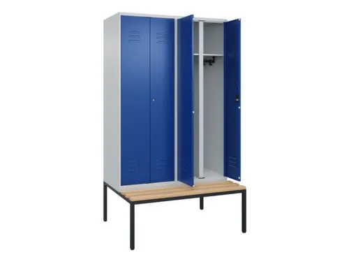 locker voor scheiding van kleding,HxBxD 2120x1200x815mm,4vak