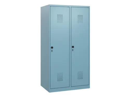 schoollocker,HxBxD 1530x800x500mm,2vak,vak B 400mm,draaigrendel
