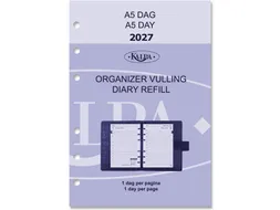 Agendavulling 2027 Kalpa A5 1dag/1pagina