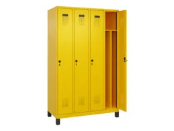 locker voor scheiding van kleding,HxBxD 1950x1200x500mm,4vak