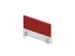 panneau de rehausse p. table de bureau Bl-blanc BN4011-rouge