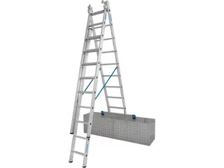multifunctionele telescoopladder,3x9,sporten,balk L 2,6-6,05m - 2