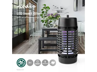 Insectenlamp Nedis electrisch 30watt 30M2 zwart - 13