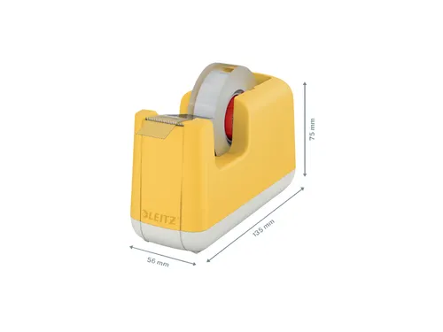 Plakbandhouder Leitz Cosy geel