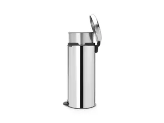 Pedaalemmer Newicon 30 Liter Rvs Met Metalen Binnenemmer - 4