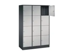 grootvolume-lockersysteem,HxBxD 1950x1220x500mm,3x4vakken,cil.-slot